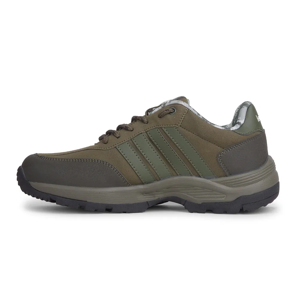 Baseball Trainer Shoes Leap7x Casual Olive Green Lacing Trekking Shoes For Mens COLUMBIA6E By Liberty