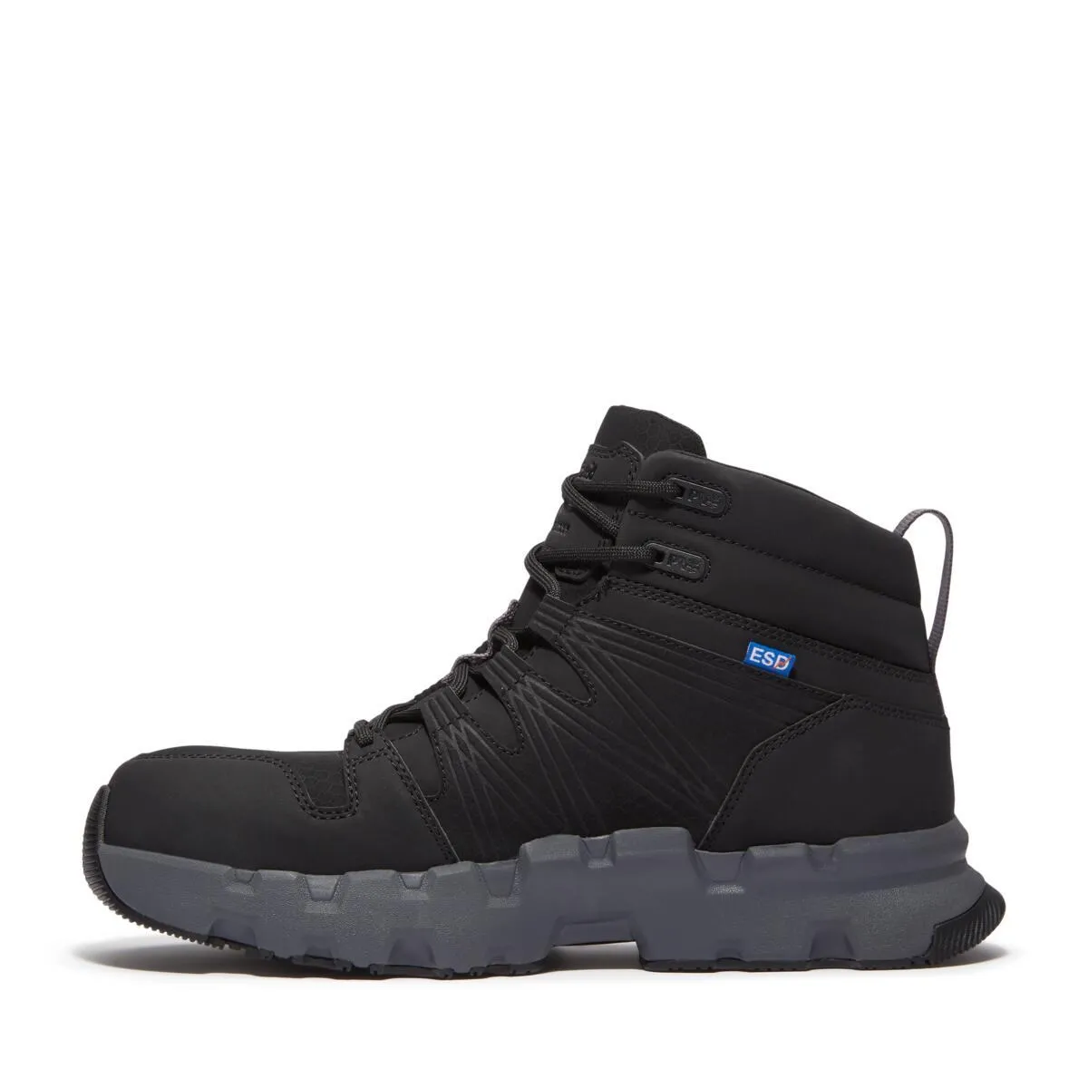 'Timberland Pro' Men's Powertrain ESD Comp - Black Composite Toe Western Boots