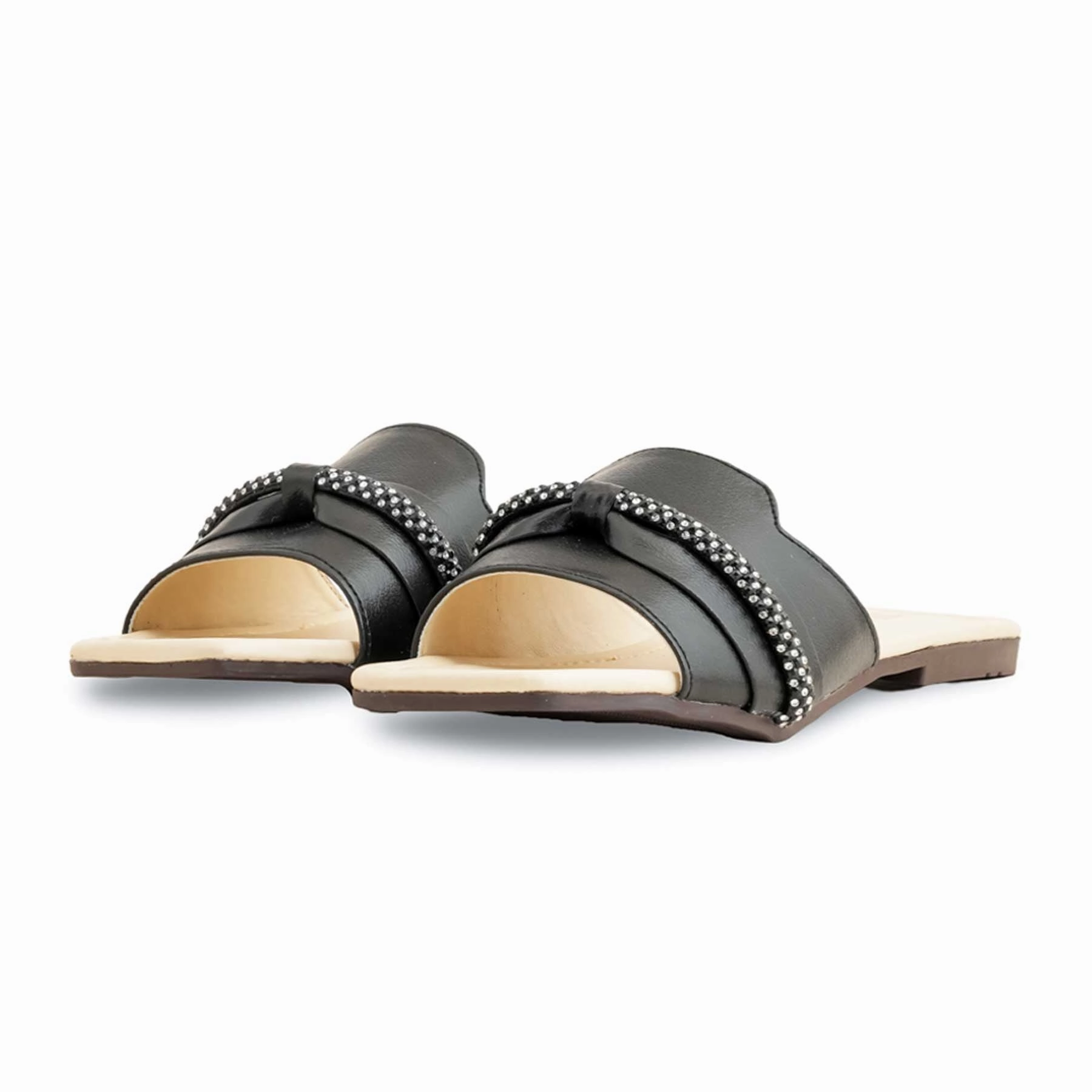 Black Casual Slipper For Women CL2022