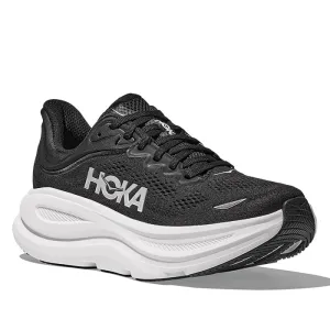 Mens Hoka Bondi 9 in Black/White Original Shoes