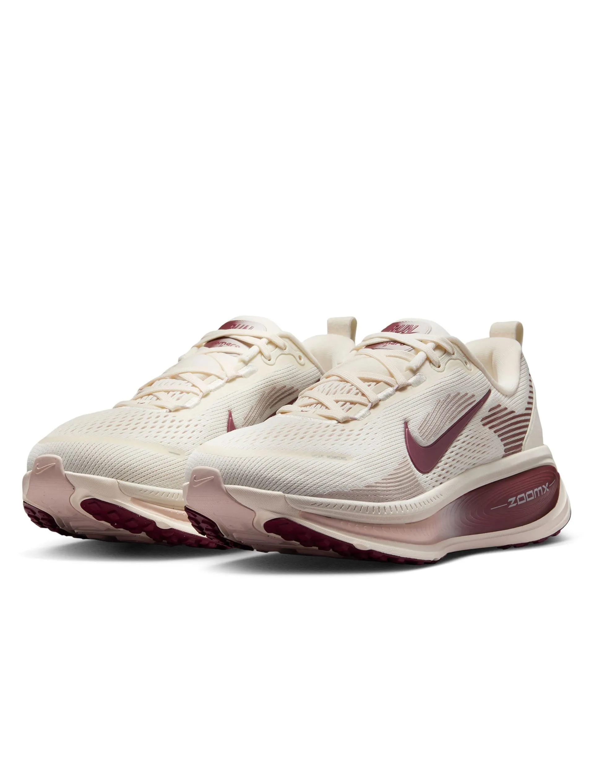 Vomero 18 Running Shoes - Pale Ivory/Dark Team Red/Red Sepia Trail Running Shoes Nike