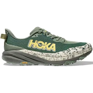 Men's Speedgoat 6 Wide Fit Trail Running Shoes Fern / Asphalt Clearance