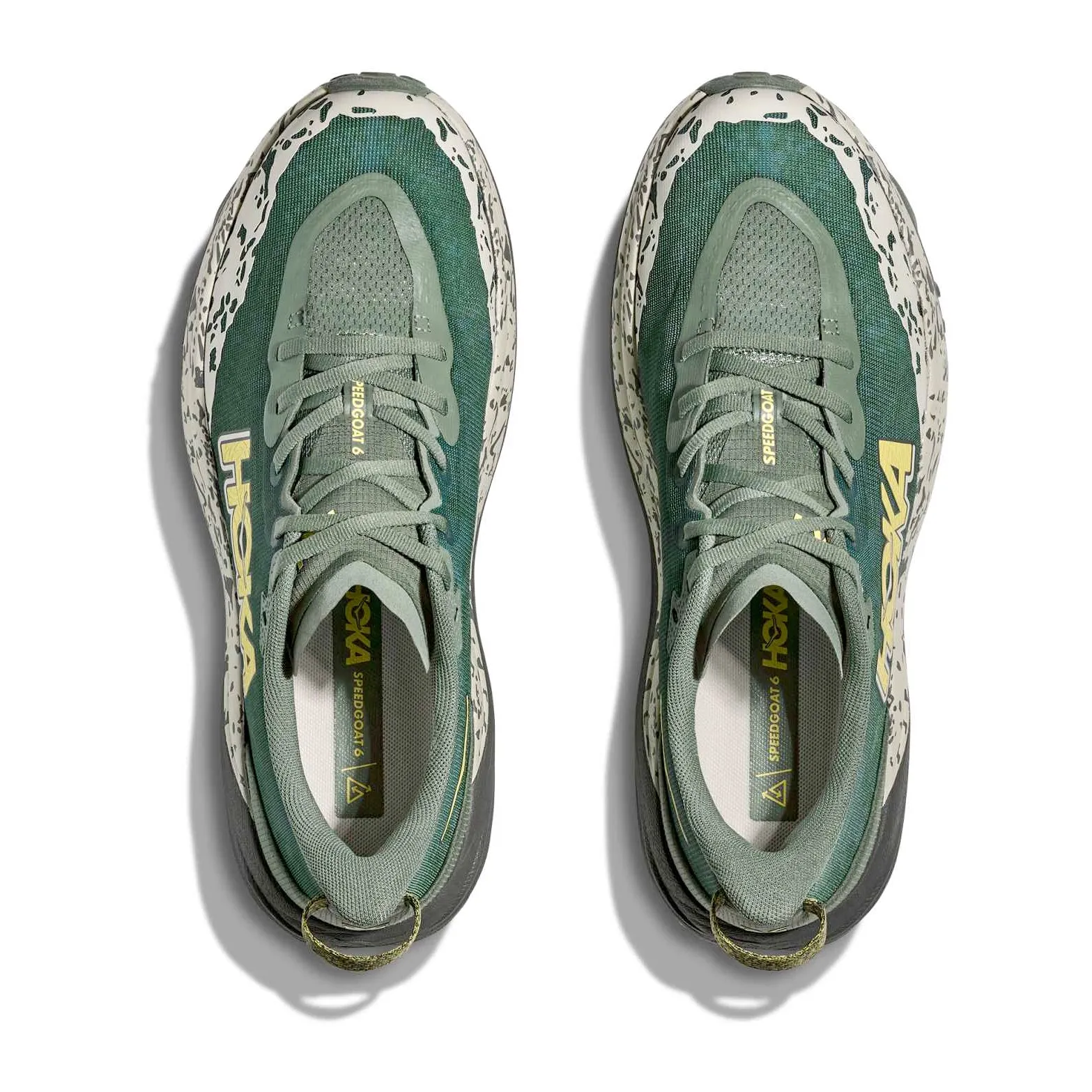 Shoes For Long Distance Walking Men's Speedgoat 6 Wide Fit Trail Running Shoes Fern / Asphalt