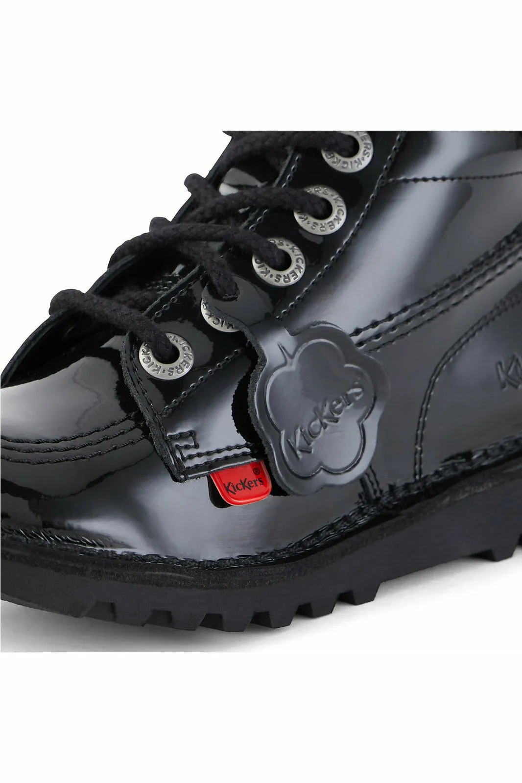 Jcpenney Casual Shoes Kickers Kick Hi Zip black patent