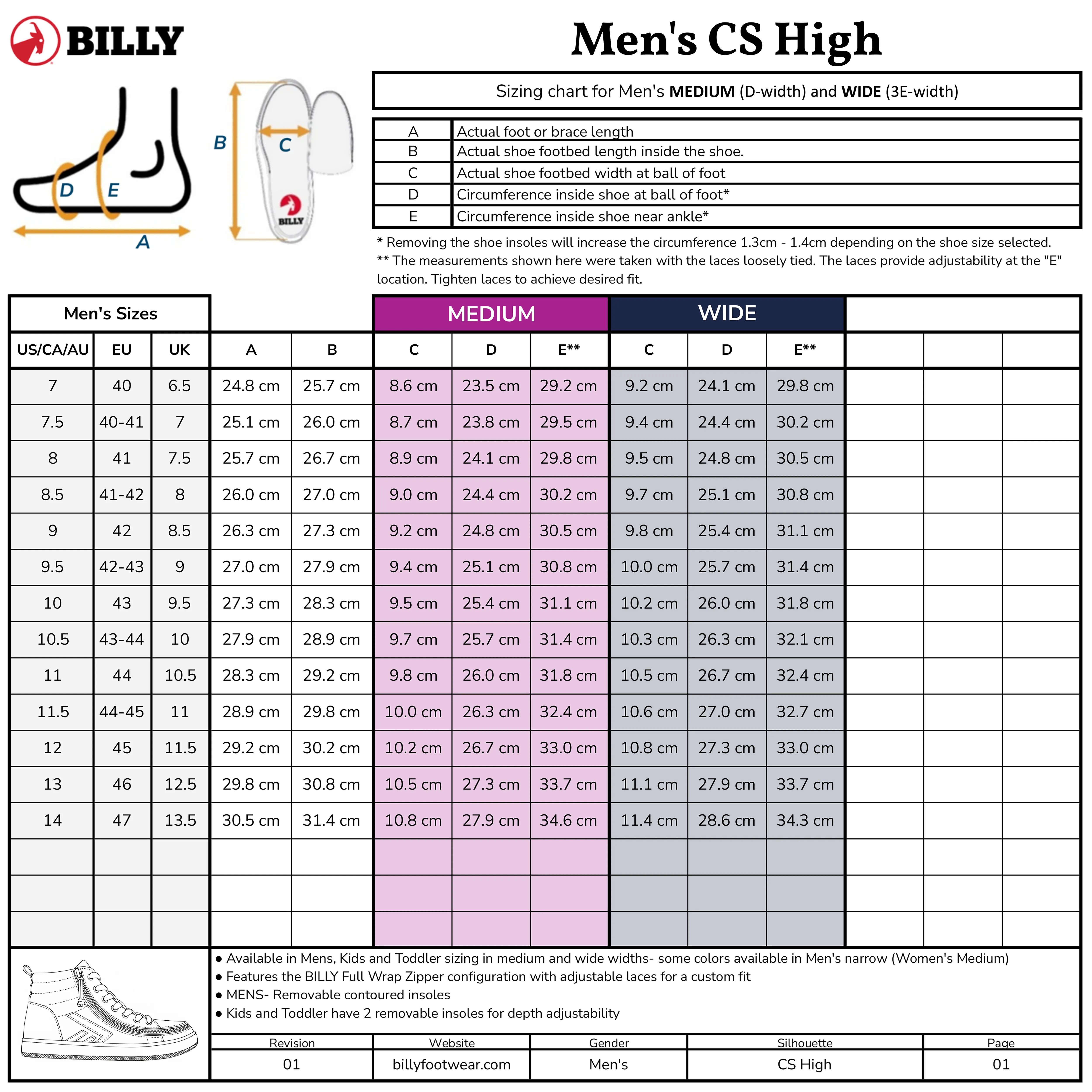 Casual Heeled Shoes Men's Kodify Black BILLY CS High