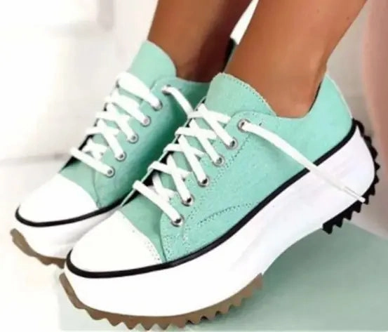 Low-top Platform Canvas Shoes Casual Shoes  Sole