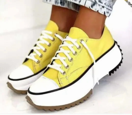 Low-top Platform Canvas Shoes Business Casual Orthopedic Shoes