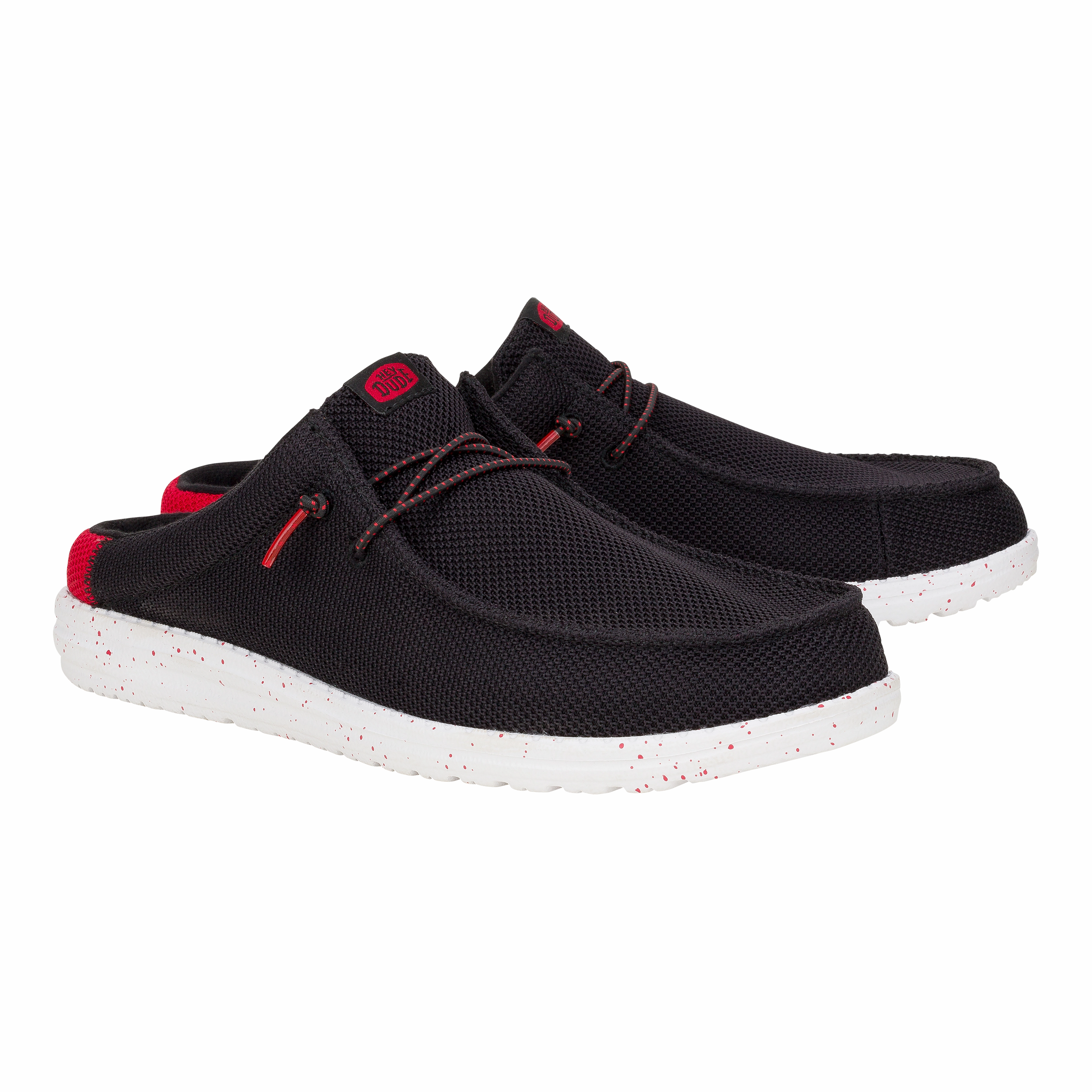 Wally Slip Varsity - Black/Red Academy Basketball Shoes