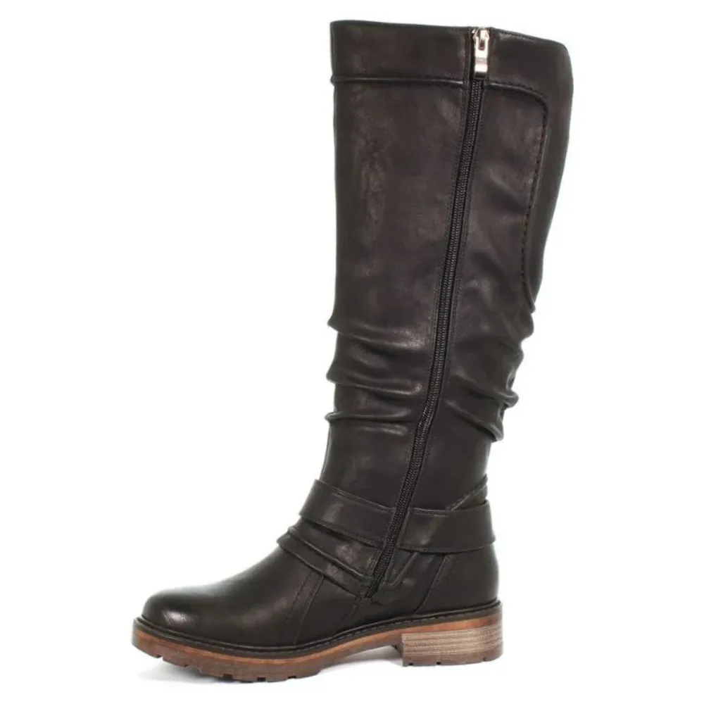 Wanderlust Fiona-3 Black Tall Boot (Women's) Ugly Rain Boots