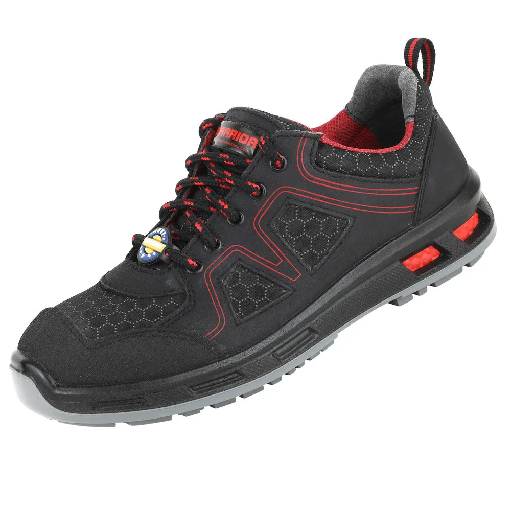 Warrior Genuine Leather Fiber Glass Toe Red Safety Shoes for Men NEPTUNE By Liberty Over The Thigh Boots