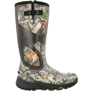 XRB 1000G Insulated Waterproof Camo Rubber Round Toe Rain Boots Thundercross Trail-running Shoes