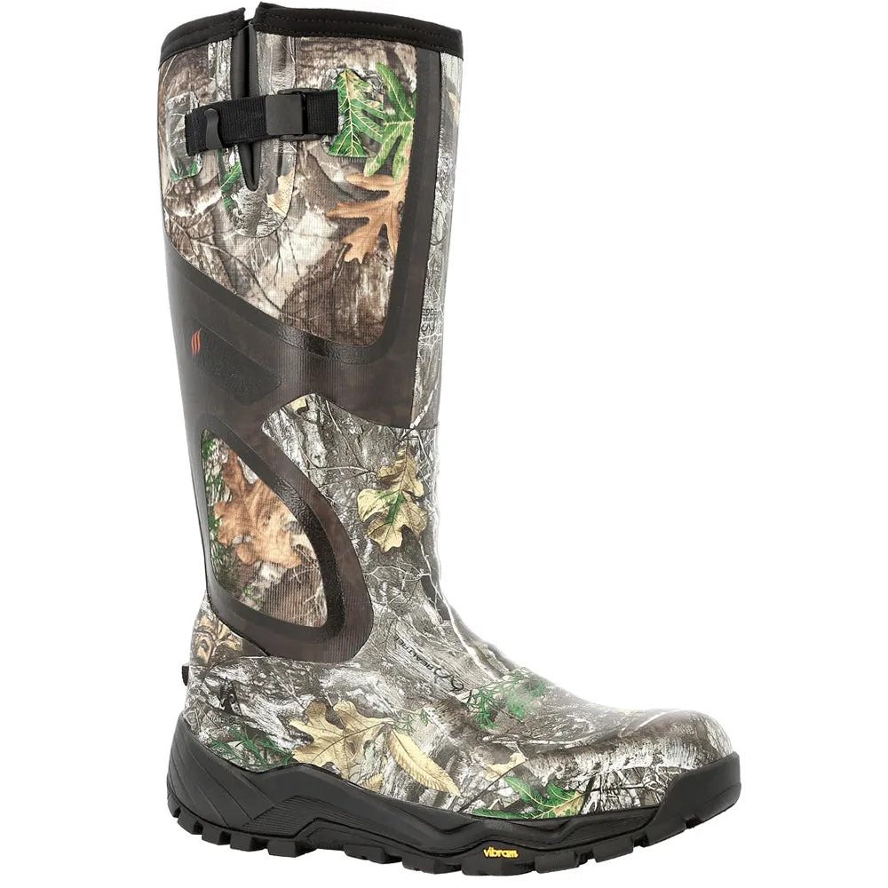 Juniper Running Shoes XRB 1000G Insulated Waterproof Camo Rubber Round Toe Rain Boots