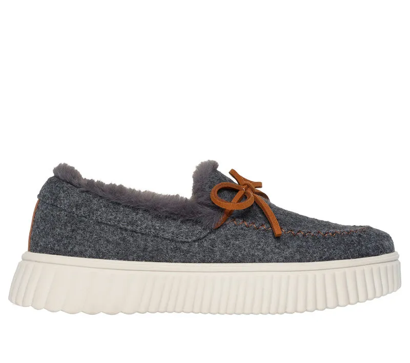 Bloodstone Boots 'Skechers' Women's Cozy Ojai Slippers - Dark Grey