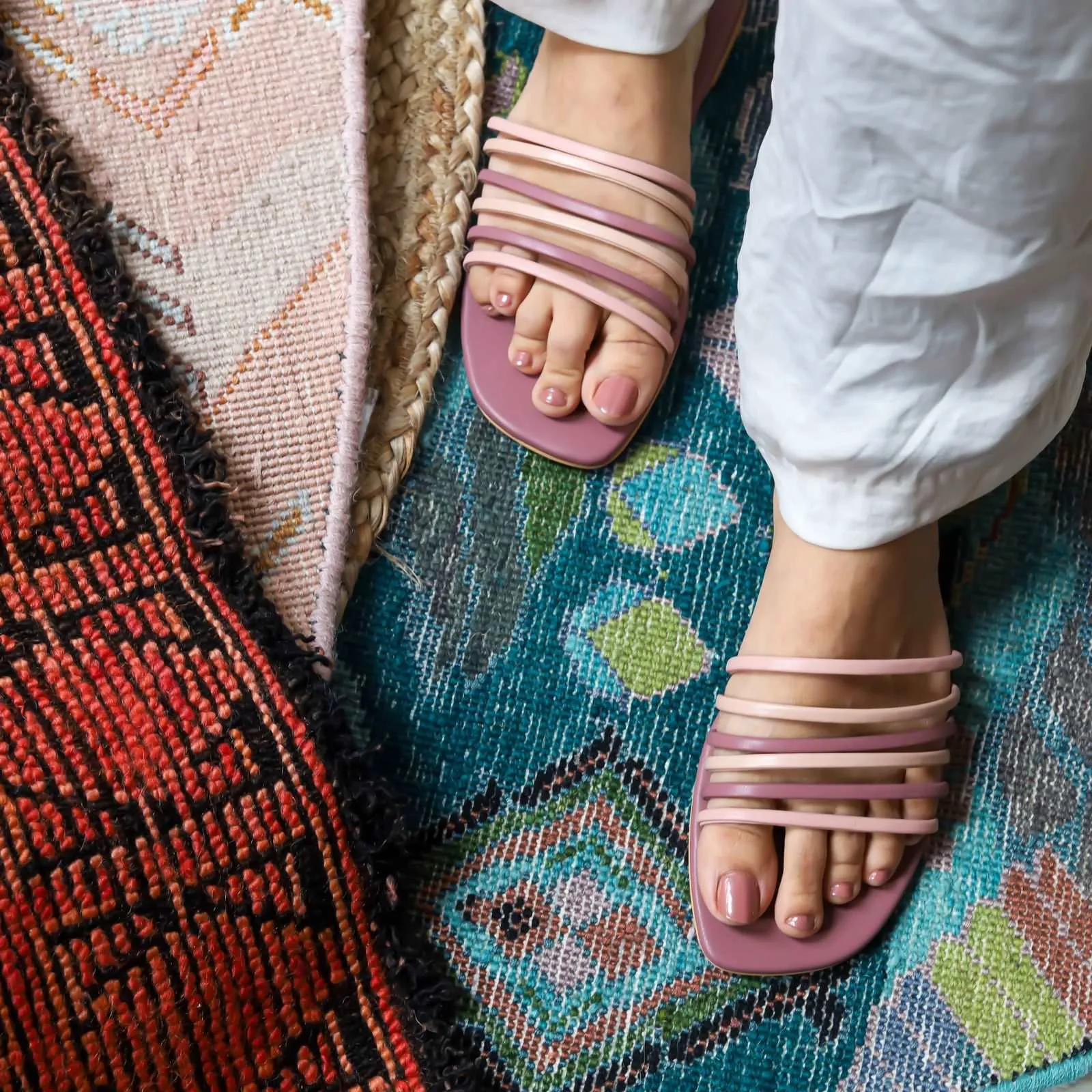 Jazz (Maroon) Free Crochet Pattern Slippers