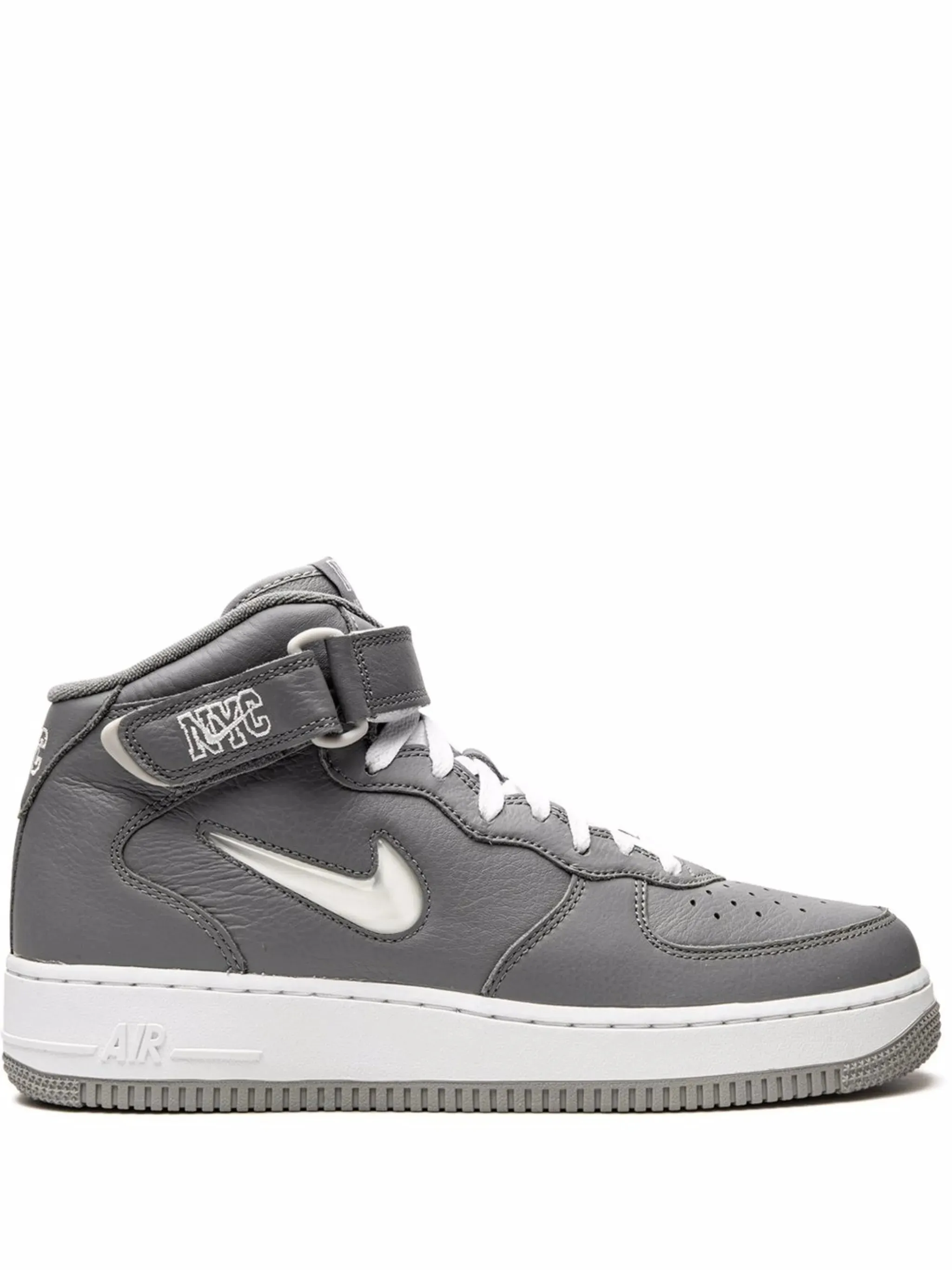 Casual Dress Shoes With Jeans Air Force 1 Mid QS "Jewel NYC Cool Grey" sneakers