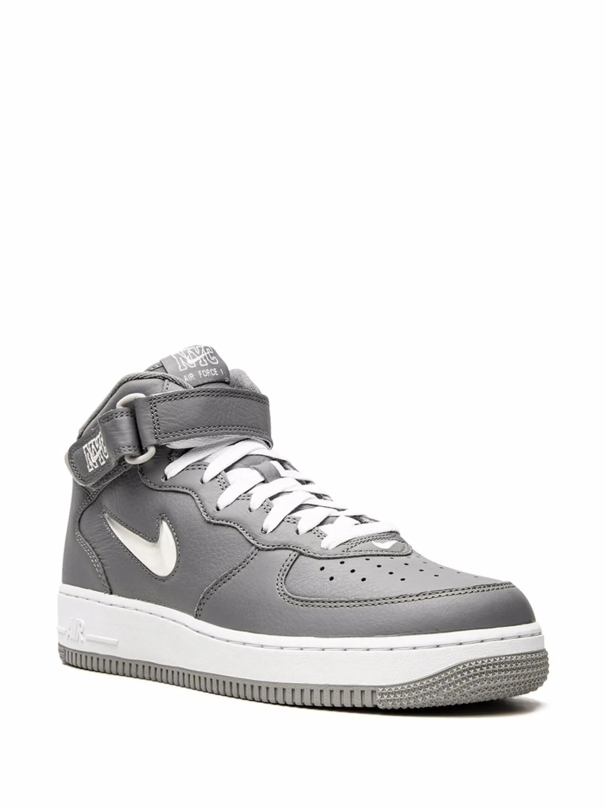 Armani Jeans Casual Shoes Air Force 1 Mid QS "Jewel NYC Cool Grey" sneakers