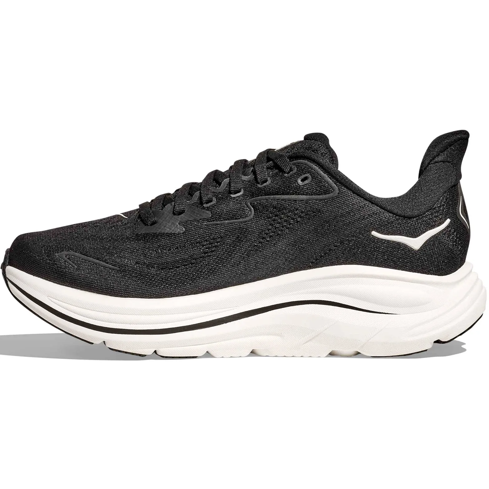 Fort Worth Men's Clifton 10 Wide Fit Running Shoes Black / White
