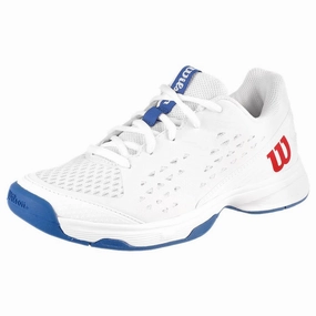 Tennis Shoes At Big 5 Wilson Junior Rush Pro L - White/Dj vu Blue