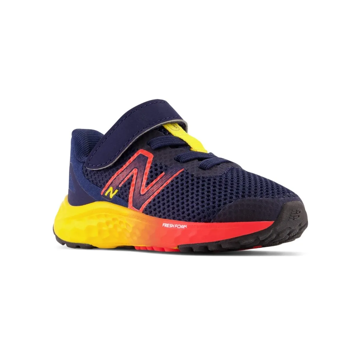 Kohl's Tennis Shoes New Balance Toddler's Fresh Foam Arishi v4 IAARIKB4 Team Navy/Electric Red/Egg Yolk