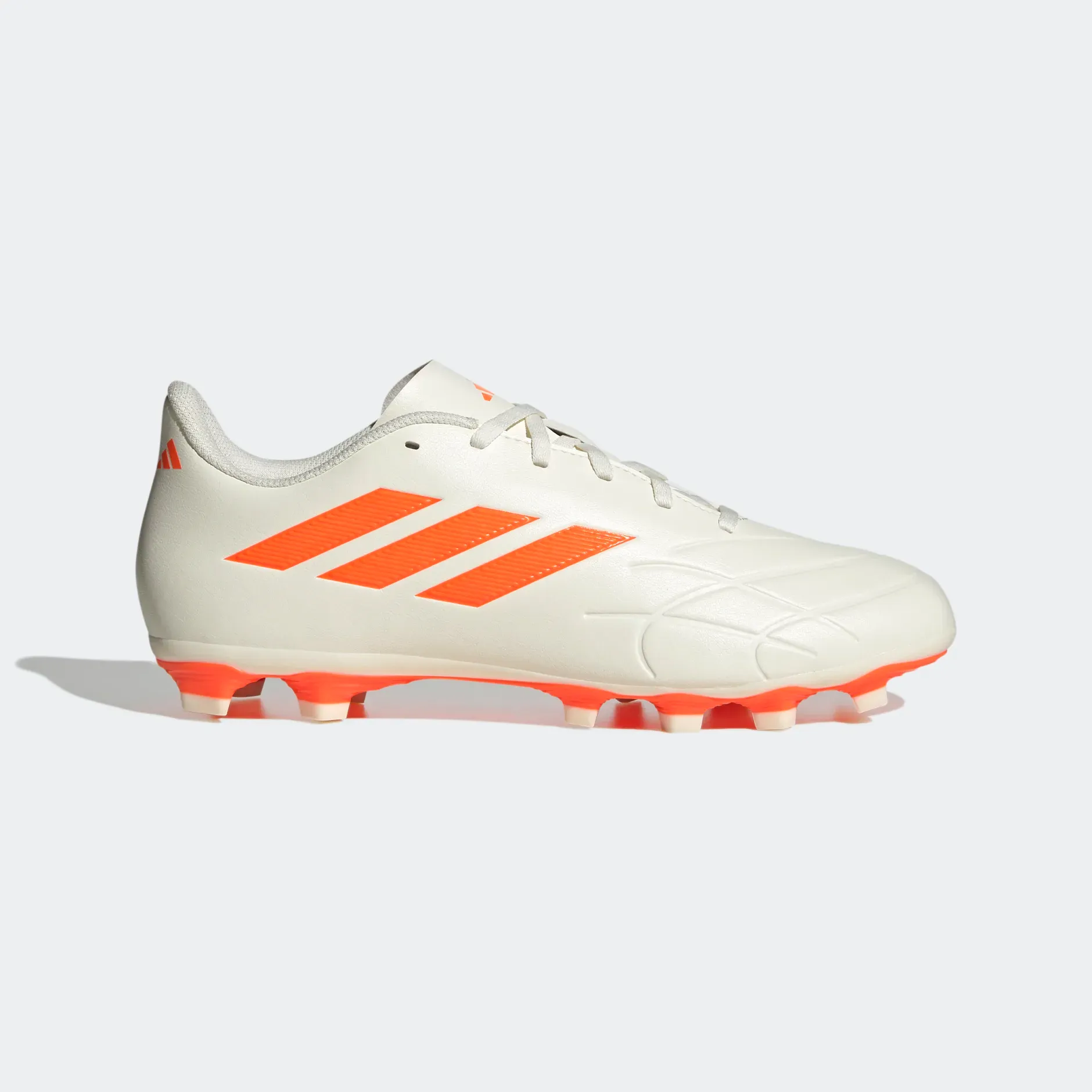 Soccer Cleats Tacto Ii Fg Ag Jr Adidas Men's Copa Pure.4 Flexible Ground Boots - Off White / Solar Orange