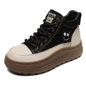 Boots O Neal Women Fashion Leather Lace-up Thick Sole Boots