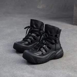 Danner Boots Women Soft Cowhide Hollow Breathable Mesh Ankle Boots