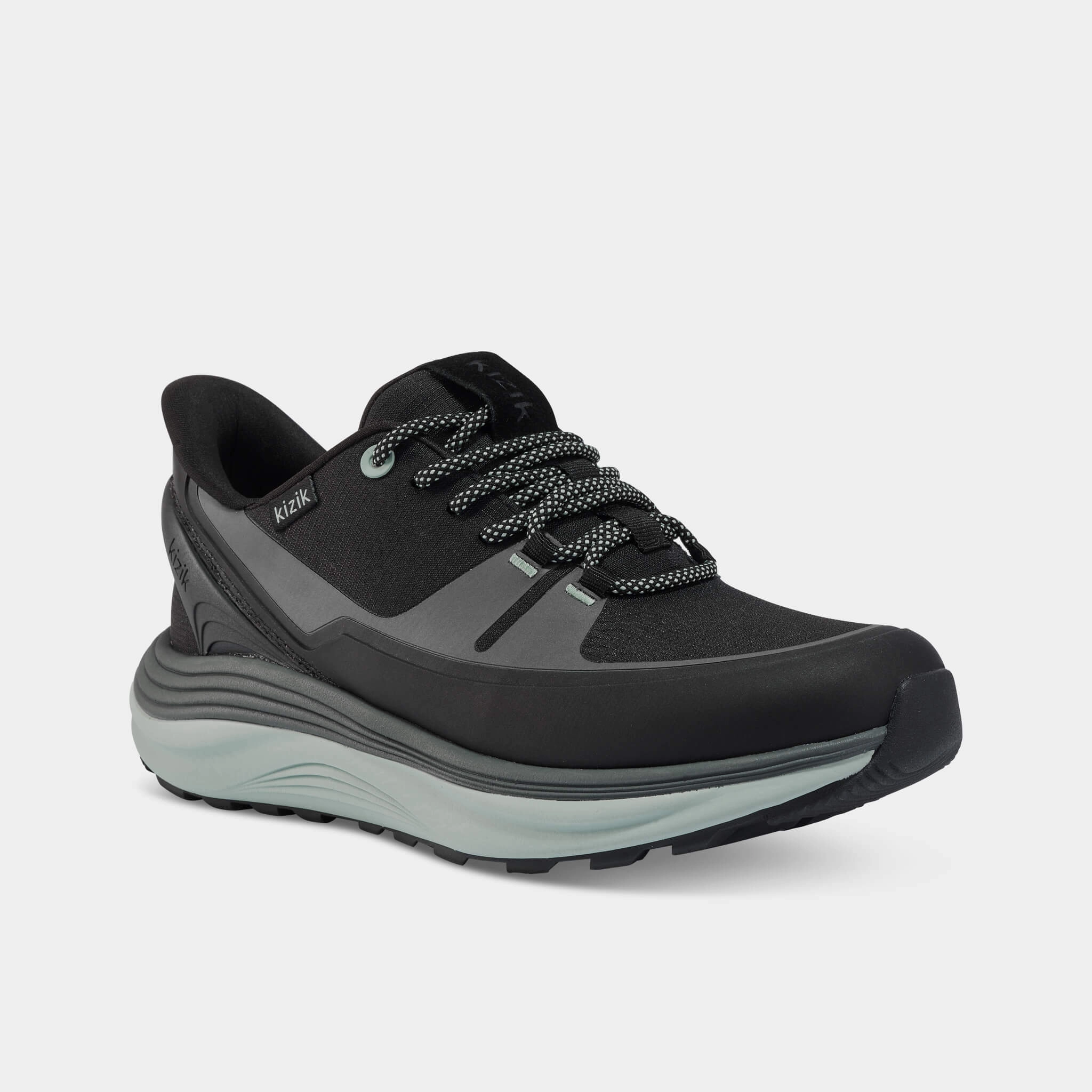 Zegama Trail Running Shoes Women's London AT - Black/Surf Spray