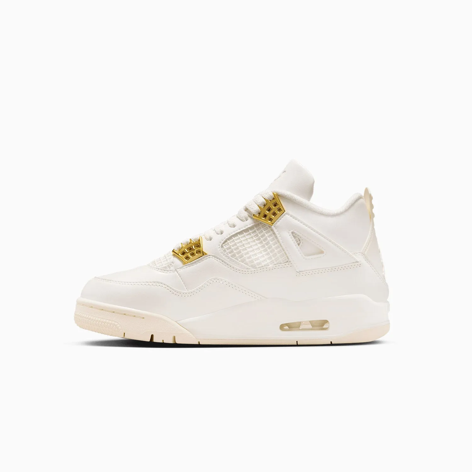 New Nike Sb Shoes Women's Air Jordan 4 Retro "Metallic Gold"