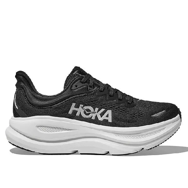 Size 5 Womens Hoka Bondi 9 Extra Wide in Black/White