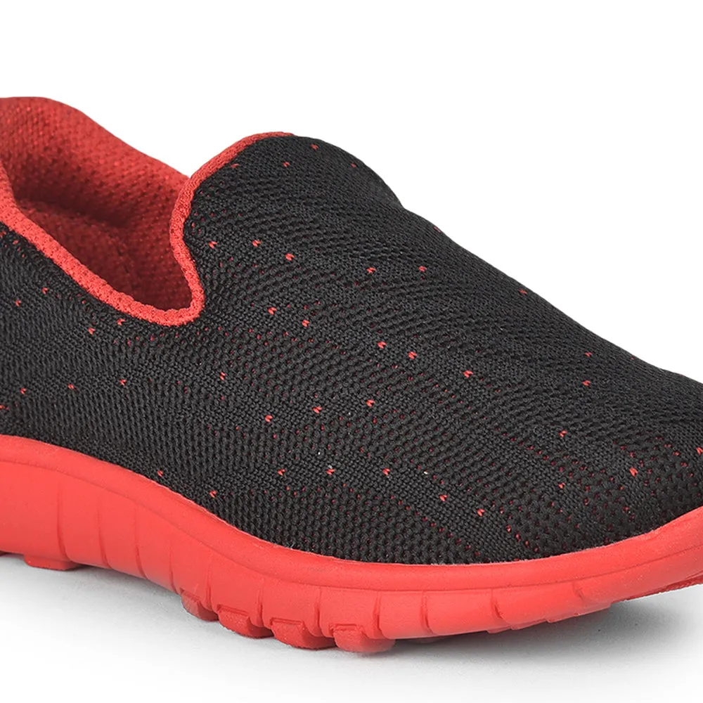 Dress Shoes For Business Casual Lucy & Luke (Black) Sports Non Lacing Walking Shoes For Kids 2123-10 By Liberty