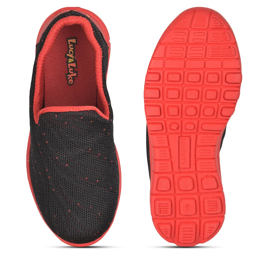 Blazer Mid Pro Club Casual Lucy & Luke (Black) Sports Non Lacing Walking Shoes For Kids 2123-10 By Liberty