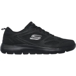 Skechers Summits South Rim Mens Training Shoes - Black Training Shoes On Cloud