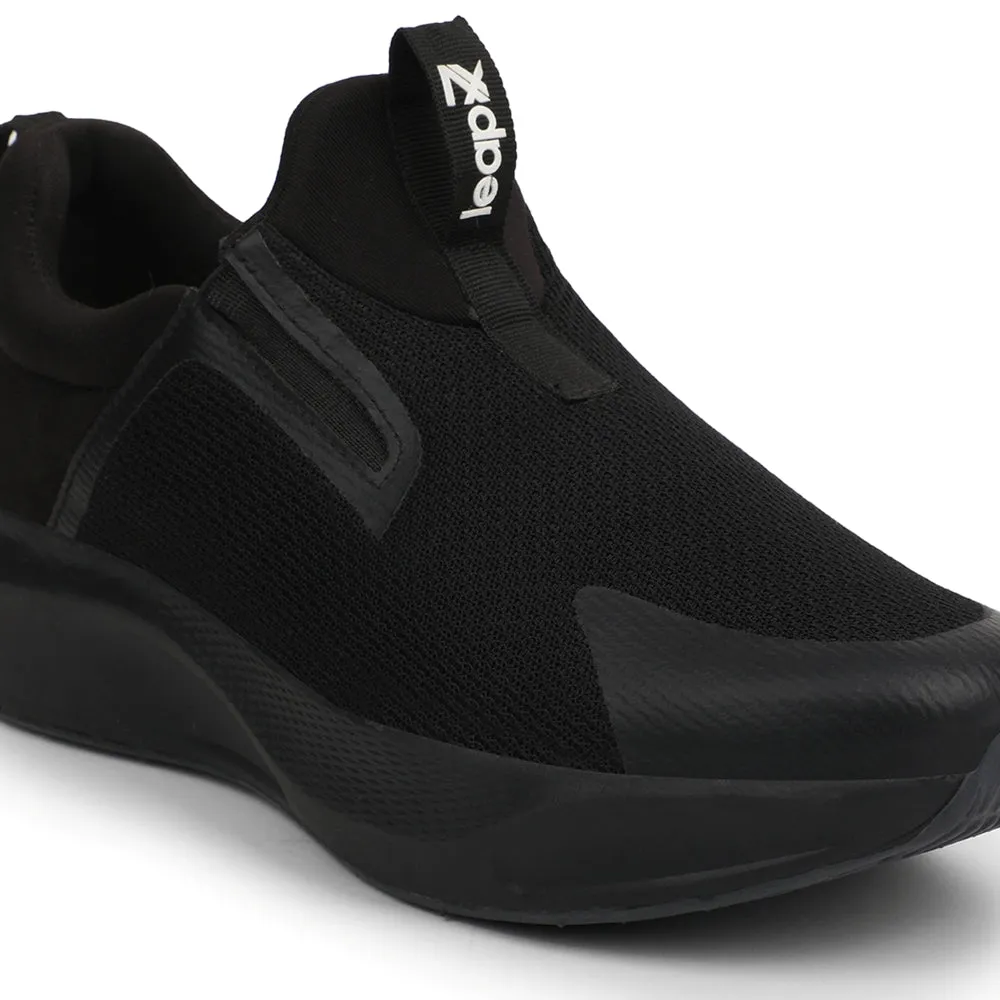 Asics Strength Training Shoes Leap7x Sports Black Walking Shoes For Mens REACTIVE-2 By Liberty