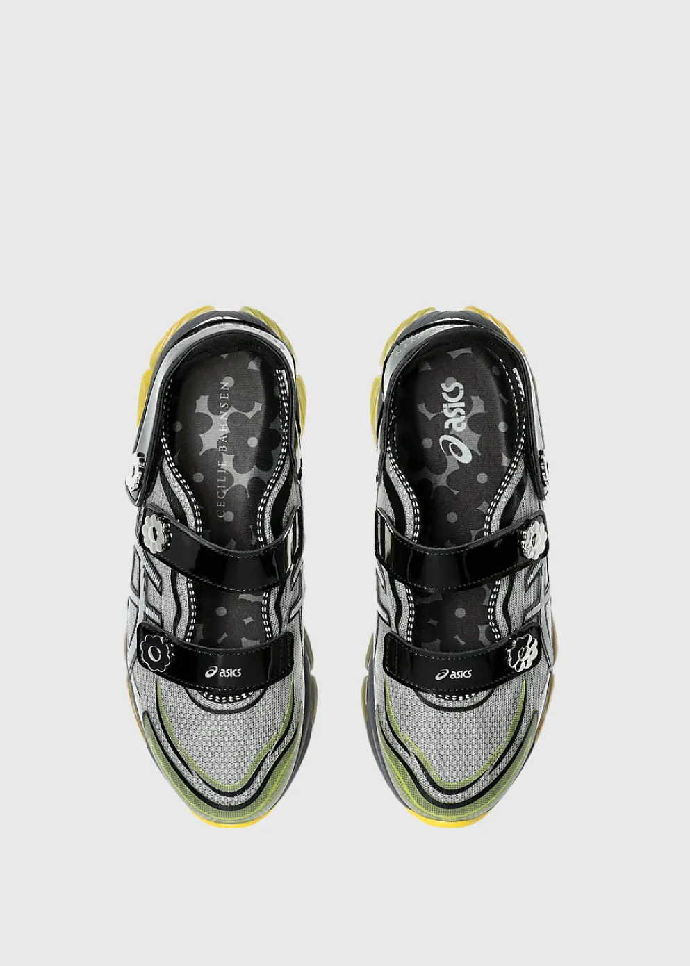 Asics Snapdown 4 Wrestling Shoes x Cecilie Bahnsen Gel-Quantum 360 VIII 'Silver Black' Sneakers