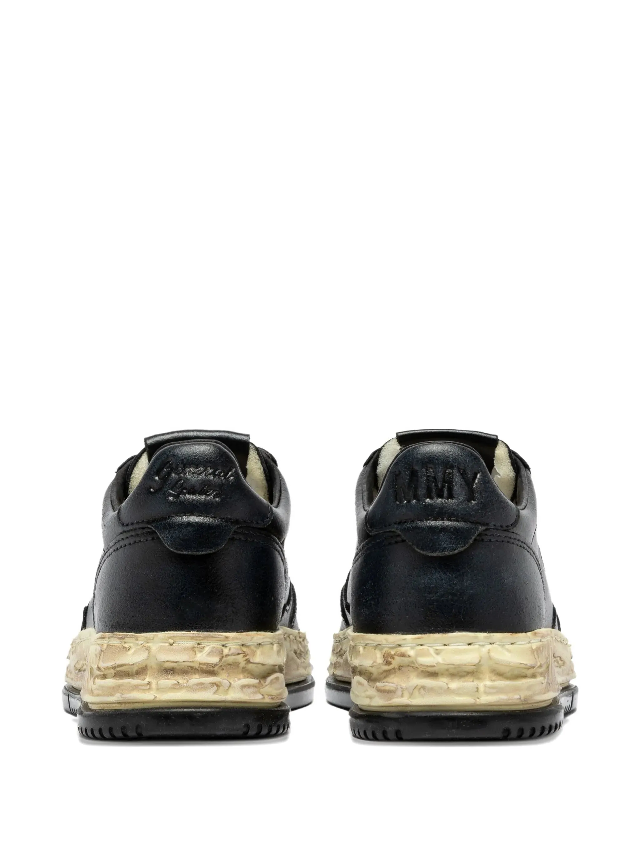 Flat Nike Training Shoes x Maison Mihara Yasuhiro leather sneakers