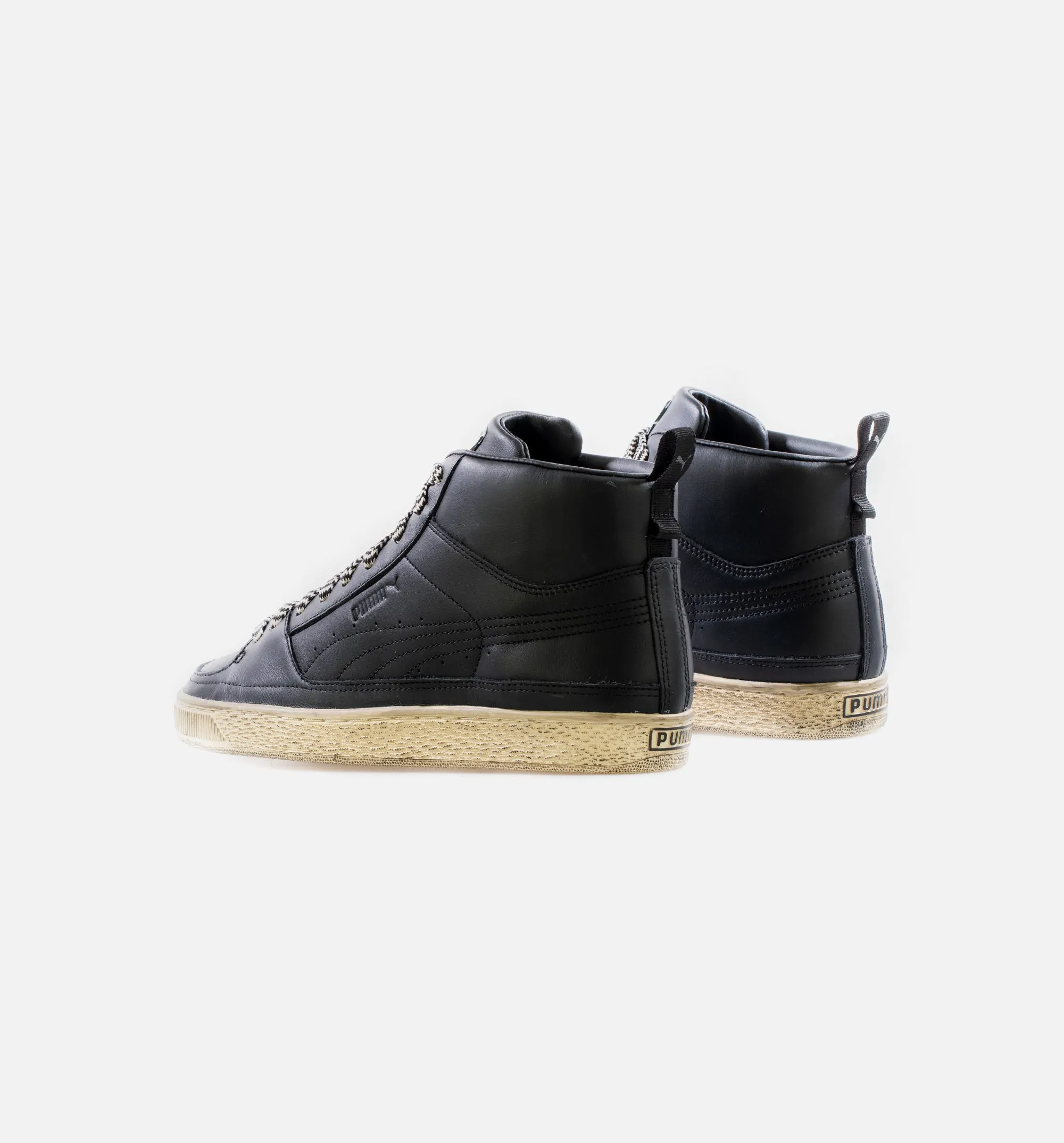 X Rhuigi Suede Mid Lifestyle Shoe - Black/Tan Puma Factory Customize Shoes