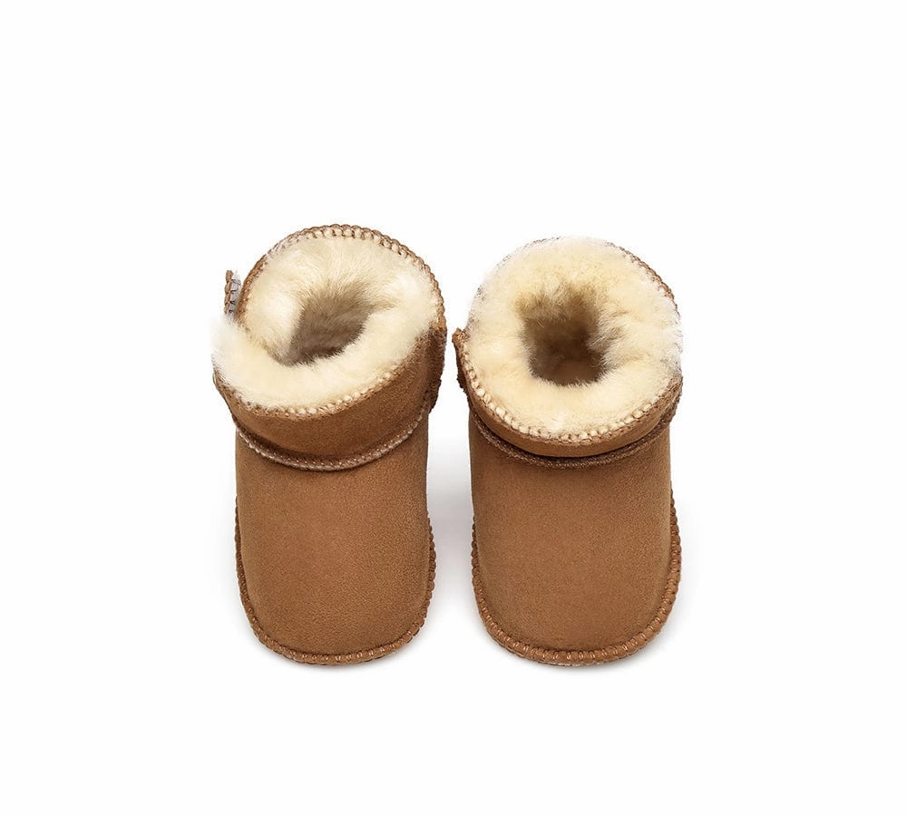 Ugg Rain Cloud Boots Baby Erin Sheepskin Booties Cradle