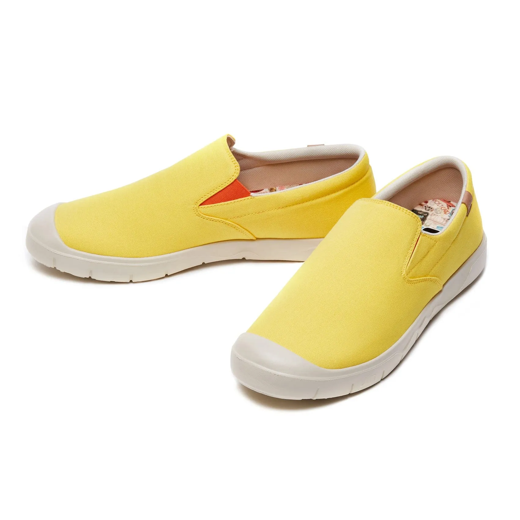 Fashion Skate Shoes Yellow Maize Canvas Cadiz I Men