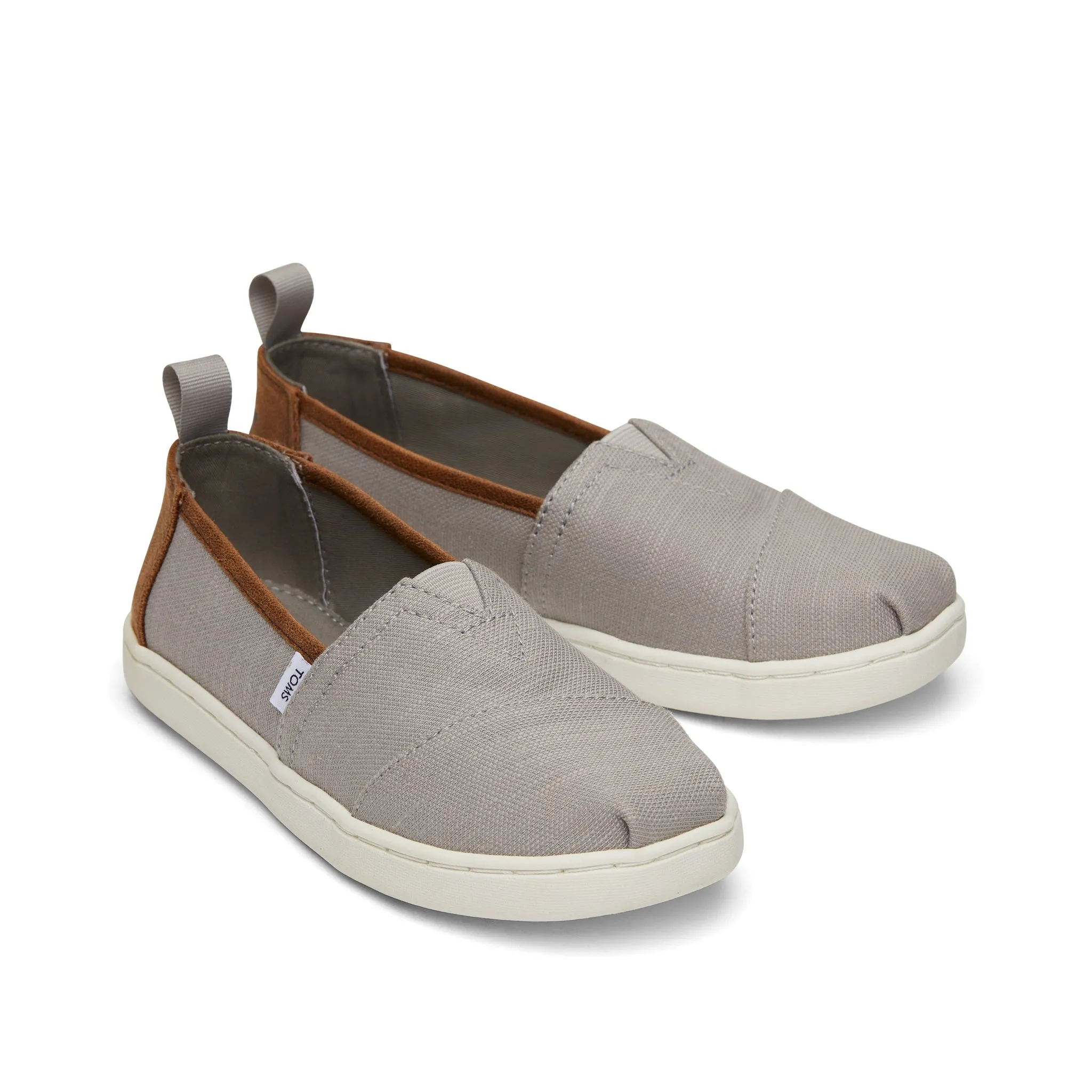 Boat Shoes Casual Youth Alpargata Grey Recycled Cotton Kids Shoe