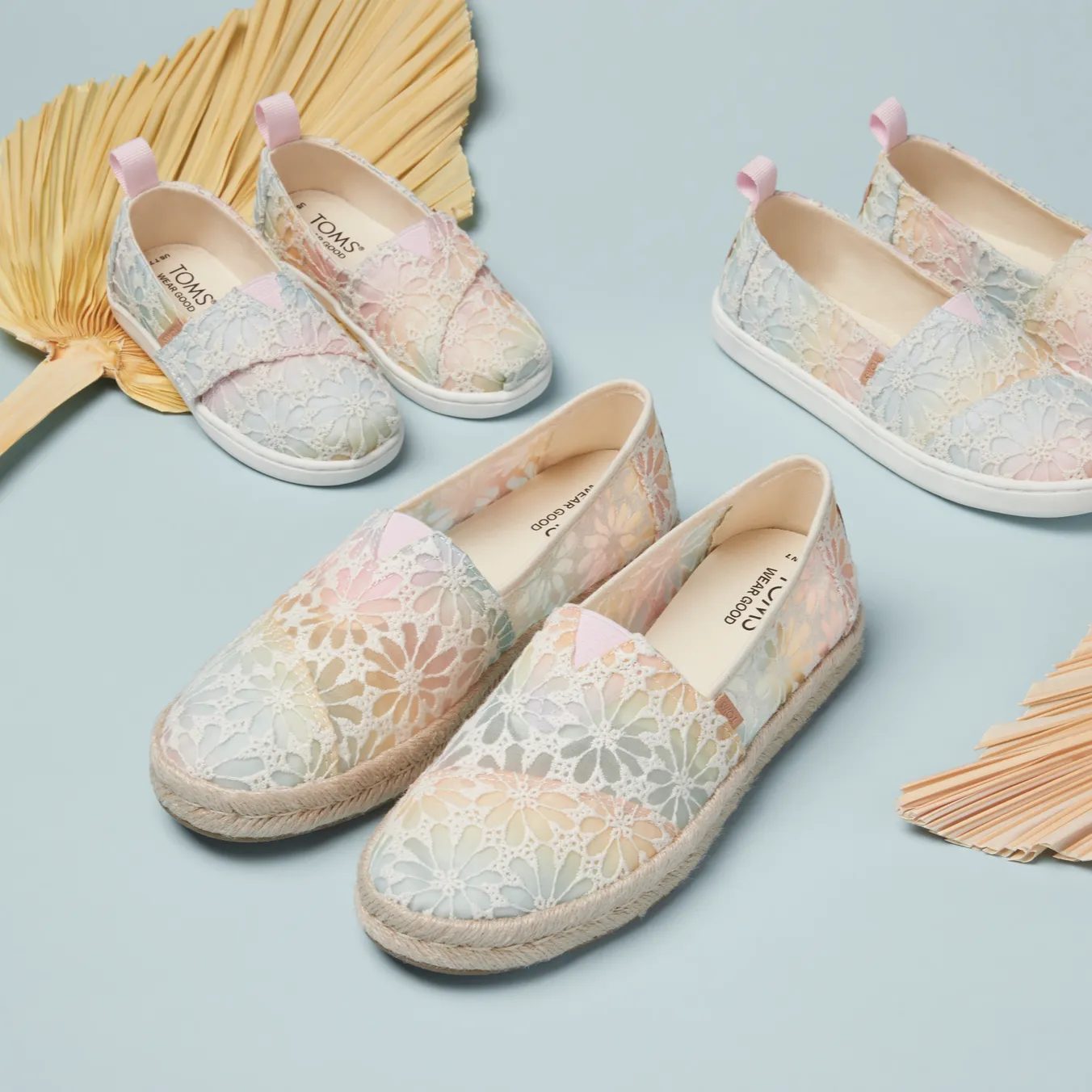 Air Force 1 Rebel Xx Casual Shoes Youth Alpargata Ombre Floral Lace Kids Shoe