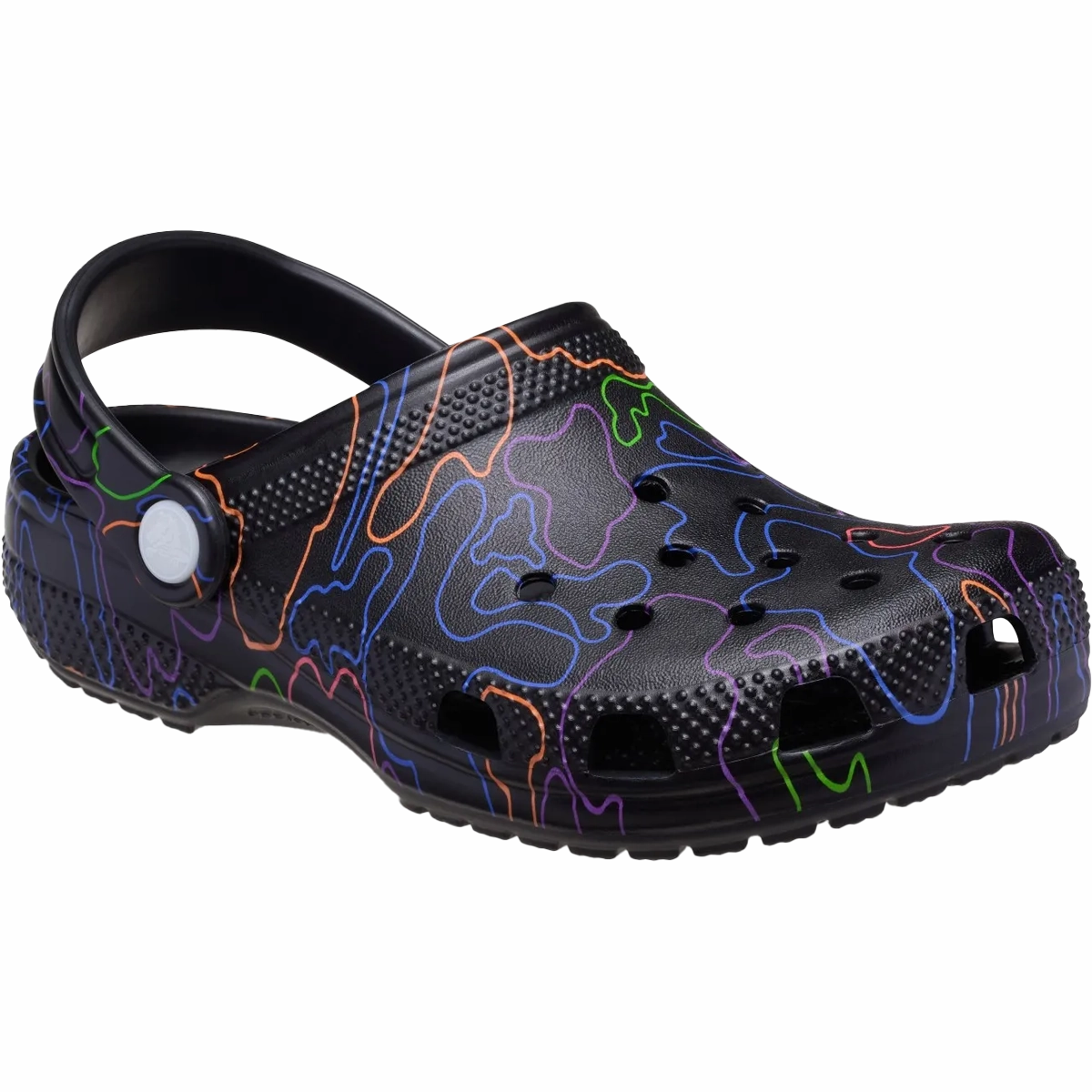 Youth Classic Hi Vis Camo Clog Chelsea Low Top Casual Skate Shoe