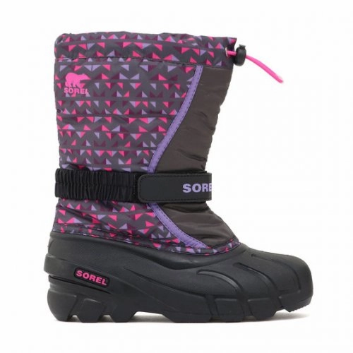 Rain Boots Drawing Youth FLURRY PRINT WINTER BOOT