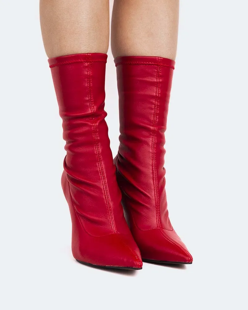 ze Red Stretch Cheyenne Boots
